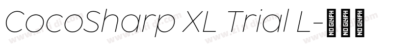 CocoSharp XL Trial L字体转换
